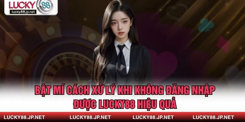 Bật Mí Cách Xử Lý Khi Không Đăng Nhập Được Lucky88 Hiệu Quả 